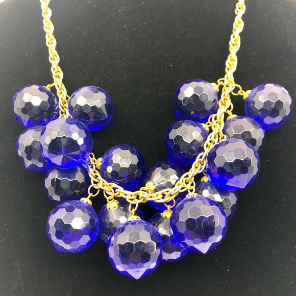 Vintage Royal Blue Necklace - Picture 2 of 8